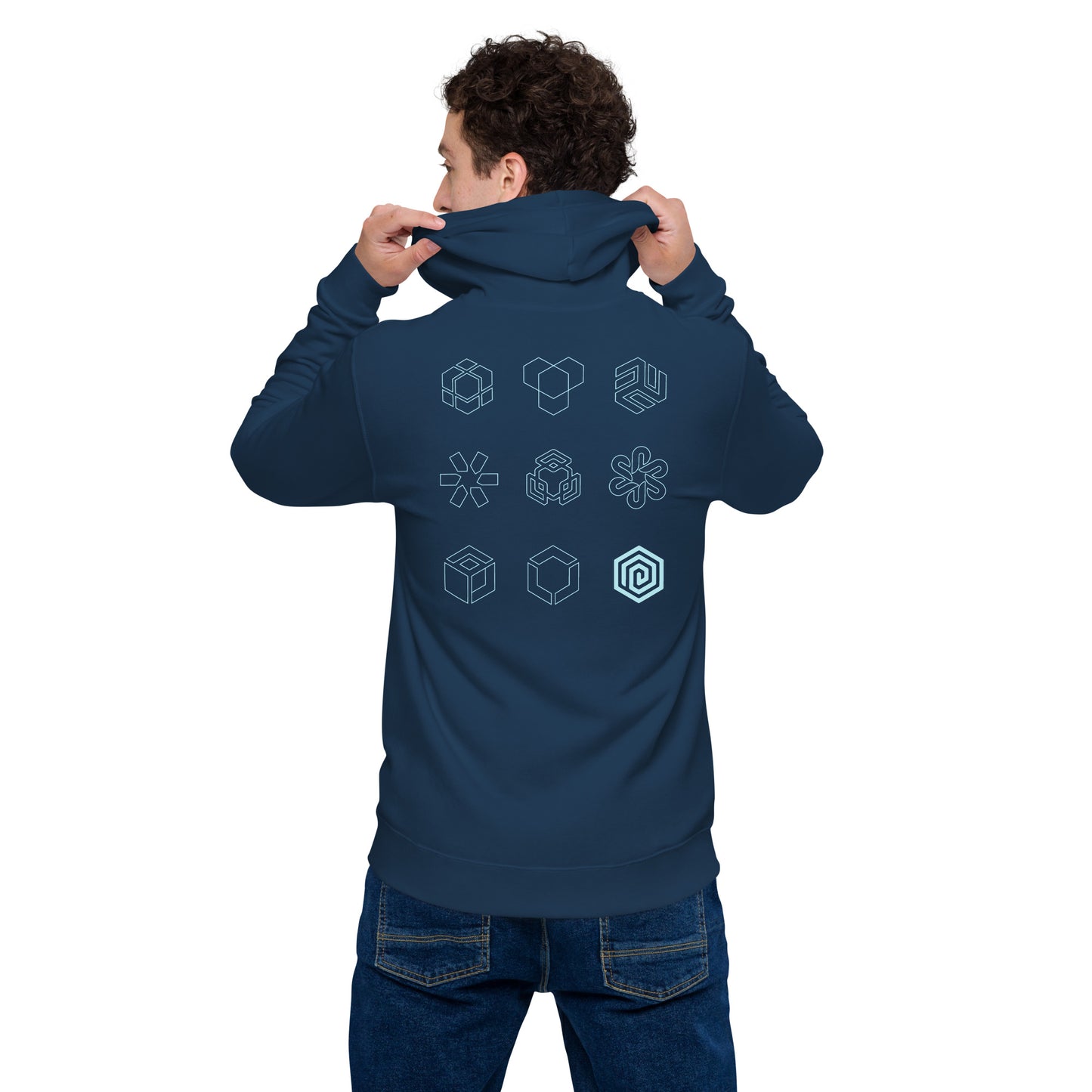 Gitcoin Passport Unisex Zip Hoodie