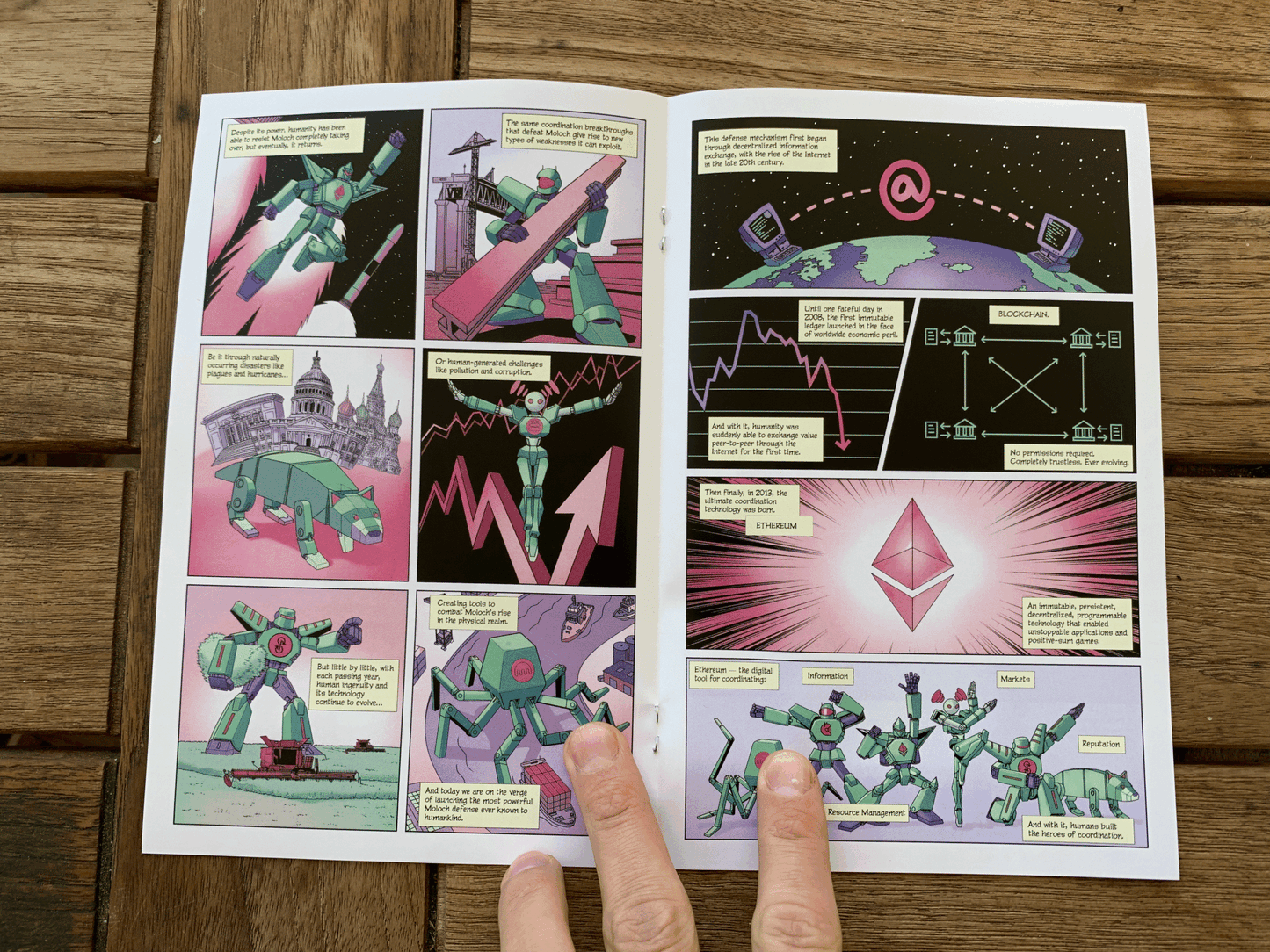 Gitcoin Comic #1 - The Fight against Moloch (physical edition)
