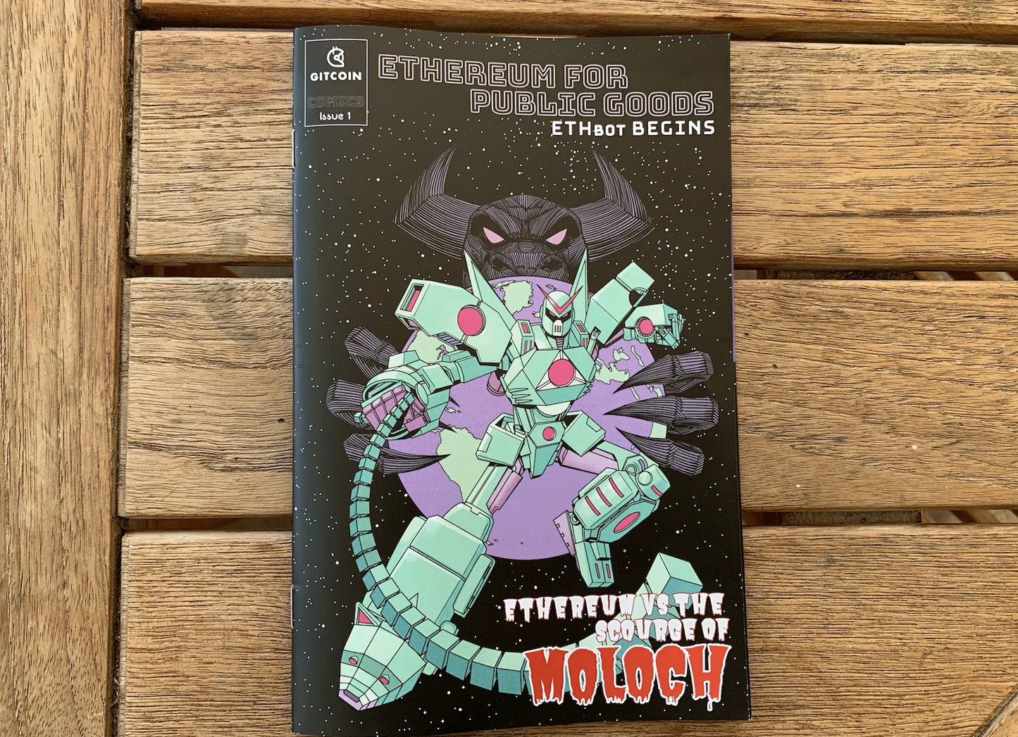 Gitcoin Comic #1 - The Fight against Moloch (physical edition)