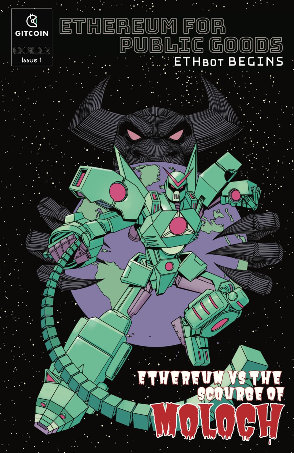 Gitcoin Comic #1 - The Fight against Moloch (digital edition)