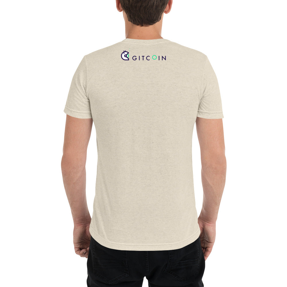 Grow Open Source - Gitcoin Short-Sleeve tri-blend t-shirt