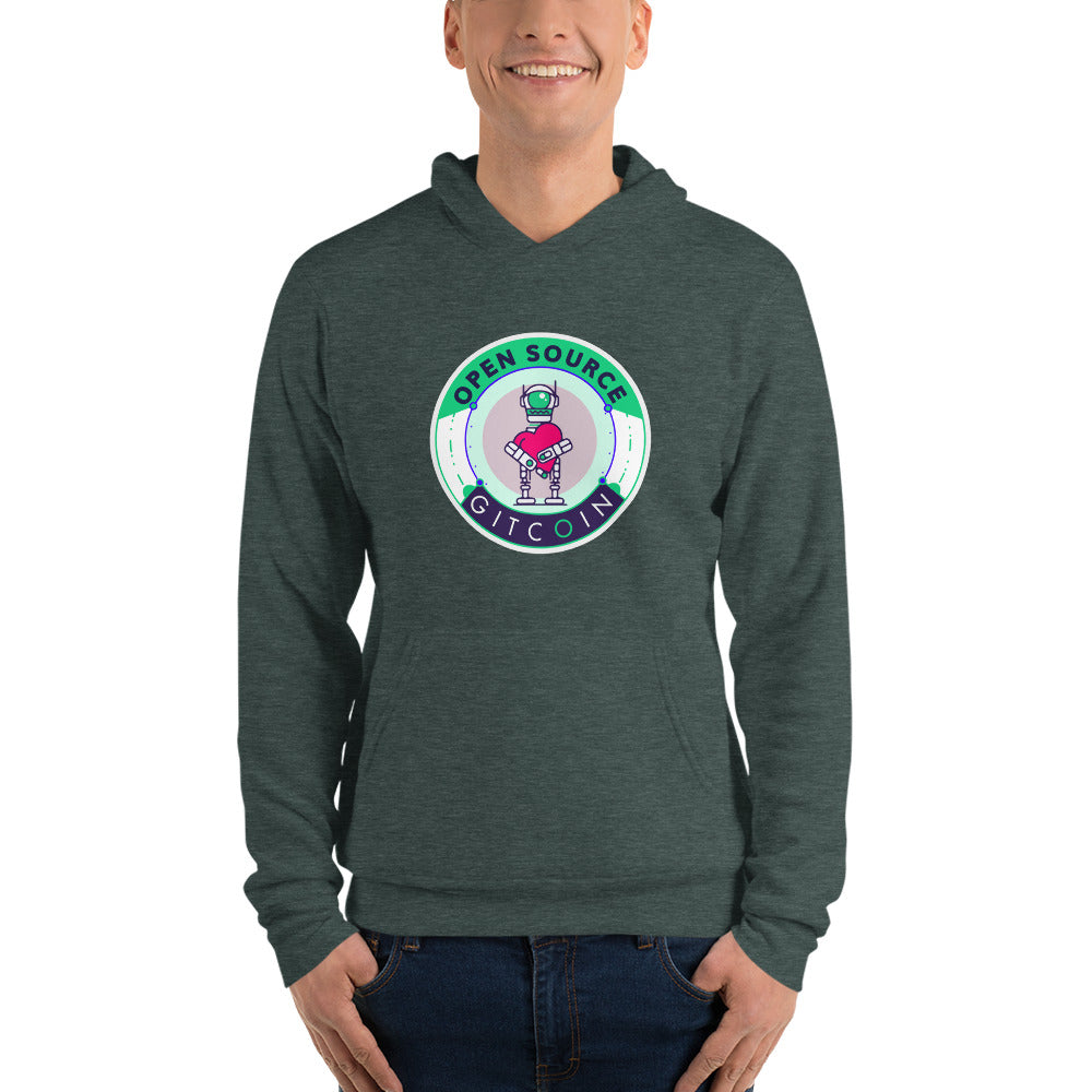 Unisex hoodie - Gitcoin <3s Open Source